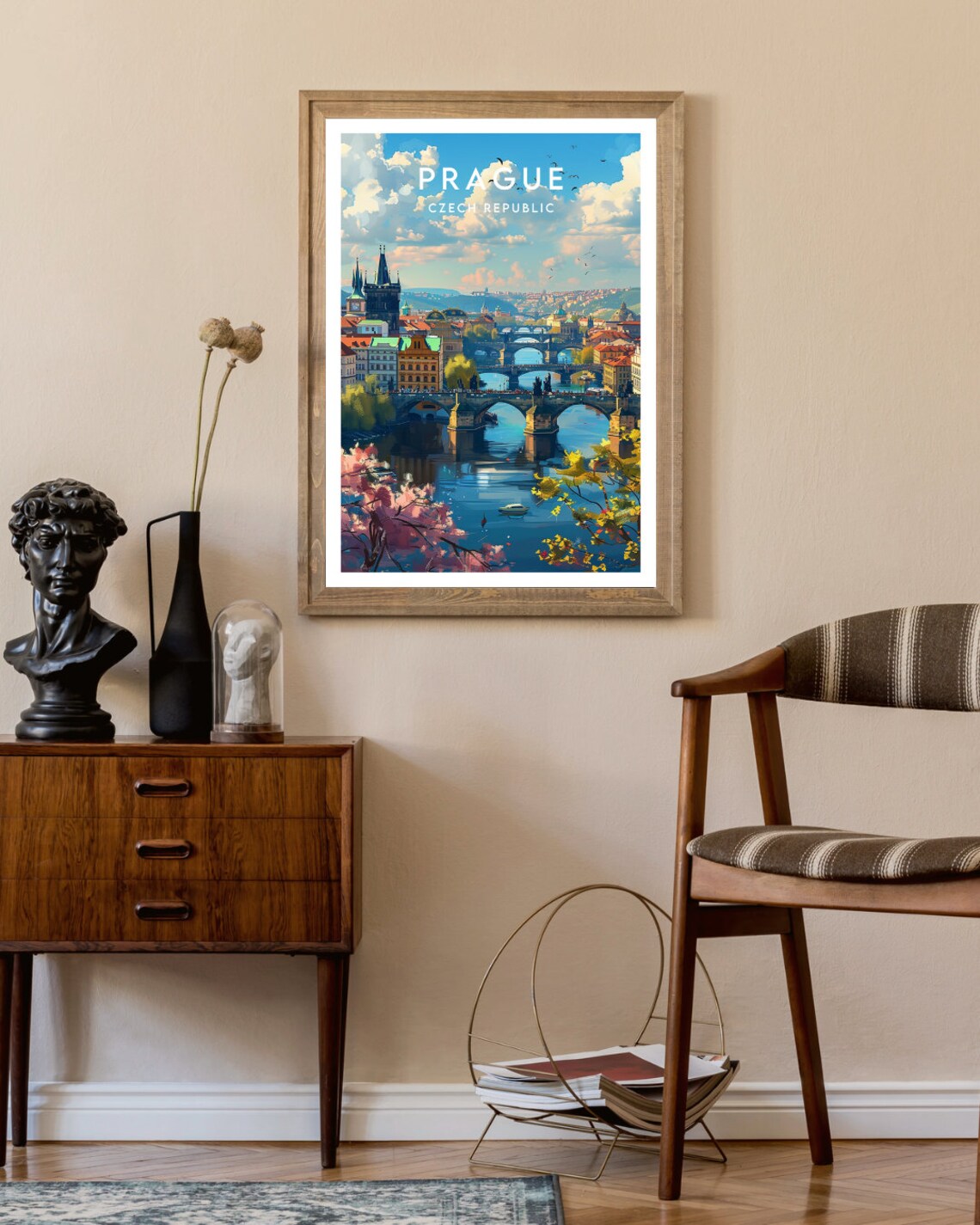 Prague Czech Republic Travel Wall Art Poster - Image 2