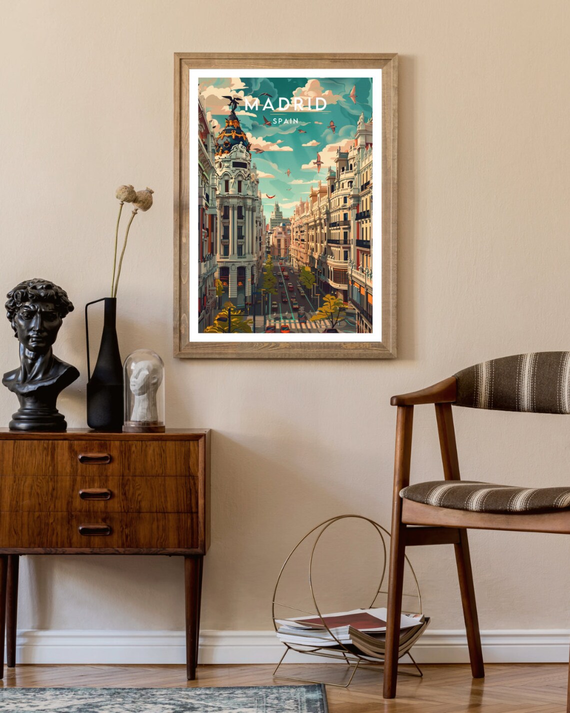 Madrid Travel Poster, Spain Europe Wall Art - Image 2