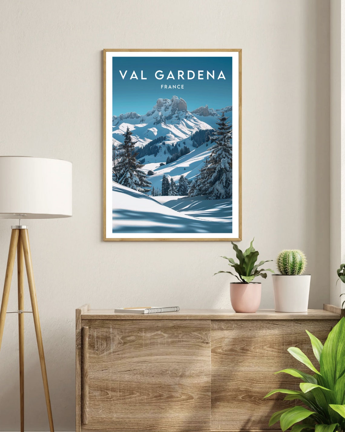 Val Gardena Travel Print France Val Gardena Poster France Poster Travel Wall Art France Print Poster France Europe Val Gardena - Image 3