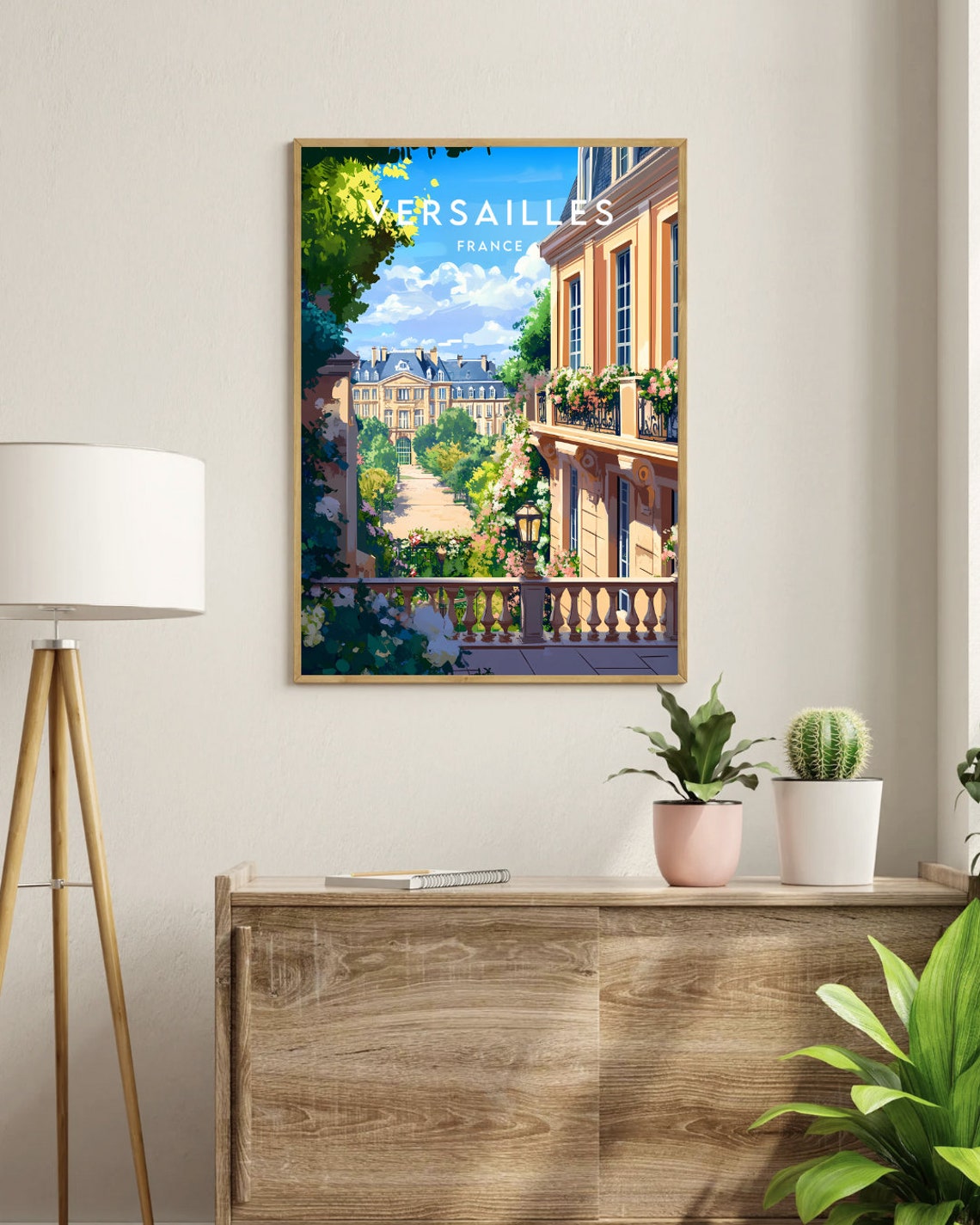 Versailles Travel Print France Versailles Poster France Poster Travel Wall Art France Print France Wall Art Europe Versailles Print - Image 3