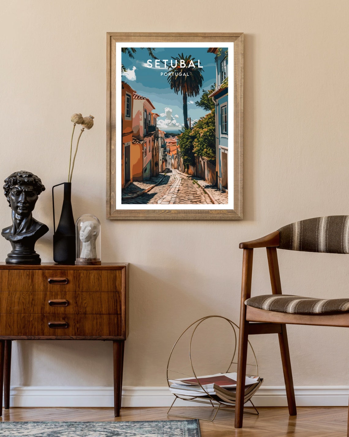 Setubal Travel Print Portugal Setubal Poster Portugal Poster Travel Wall Art Portugal Print Poster Portugal Europe Setubal Print - Image 2