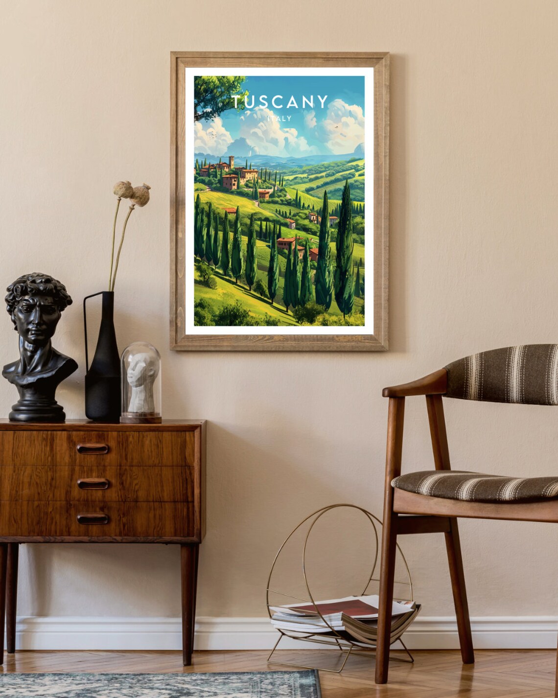 Tuscany Travel Poster, Italy European Wall Art - Image 2