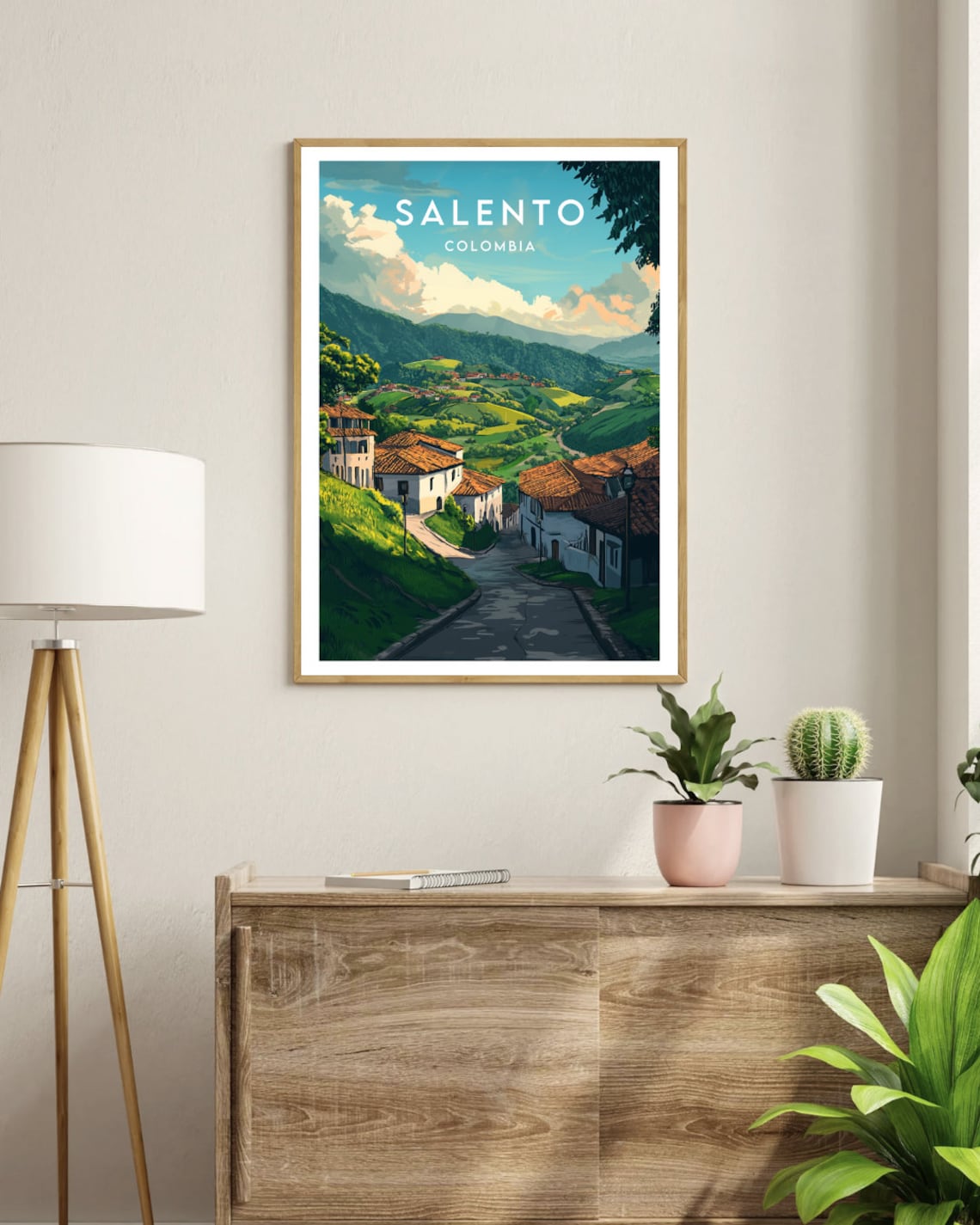 Salento Travel Poster, Colombia South America - Image 3