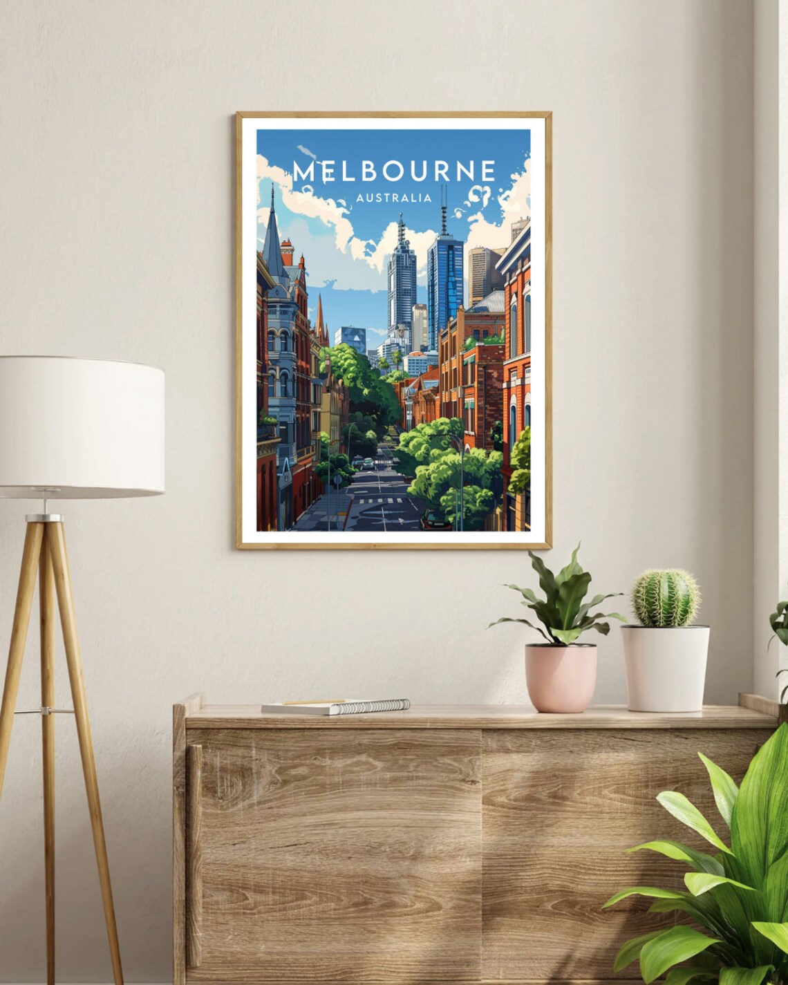 Melbourne Travel Wall Art Print - Image 3