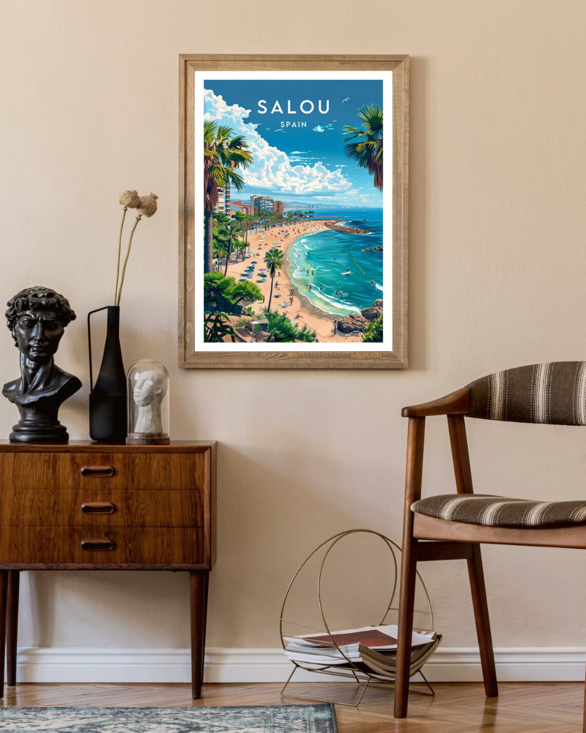 Salou Travel Poster, Spain Europe Wall Art - Image 2