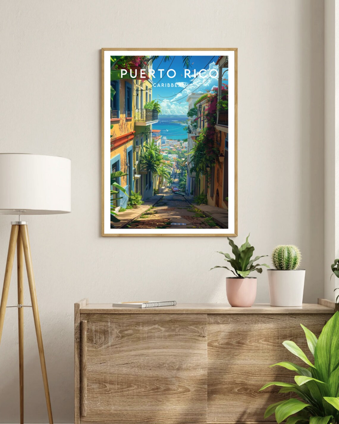 Puerto Rico Travel Poster, Caribbean Wall Art Print - Image 3