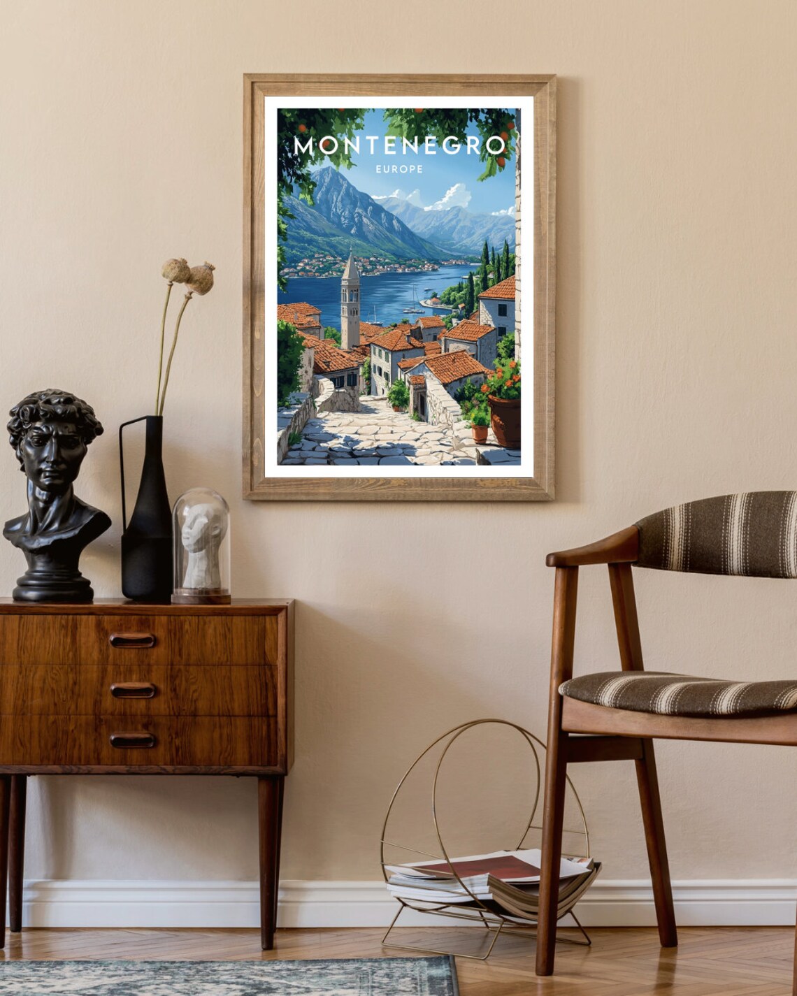 Montenegro Travel Poster, Europe Wall Art Print - Image 2