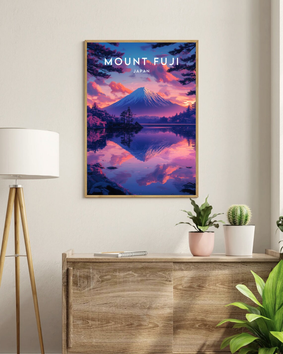 Mount Fuji Travel Poster, Japan Travel Wall Art - Image 3