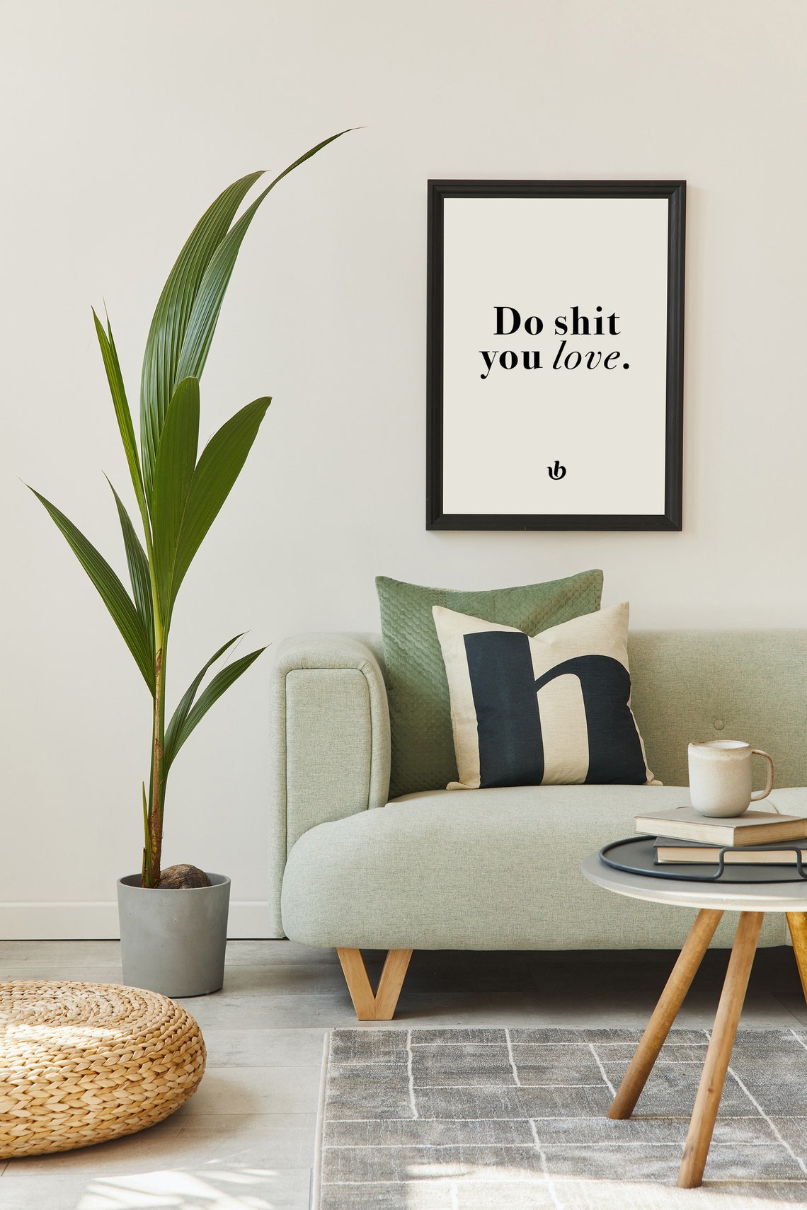 Do Shit You Love Bold Funny Motivational Typographic Quote Art Poster - Image 2