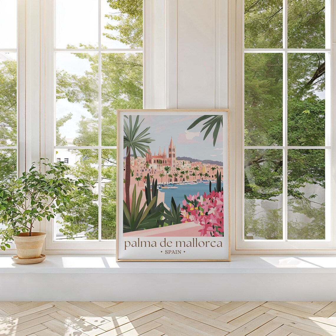 Palma De Mallorca Travel Poster, Spain Art Print - Image 2
