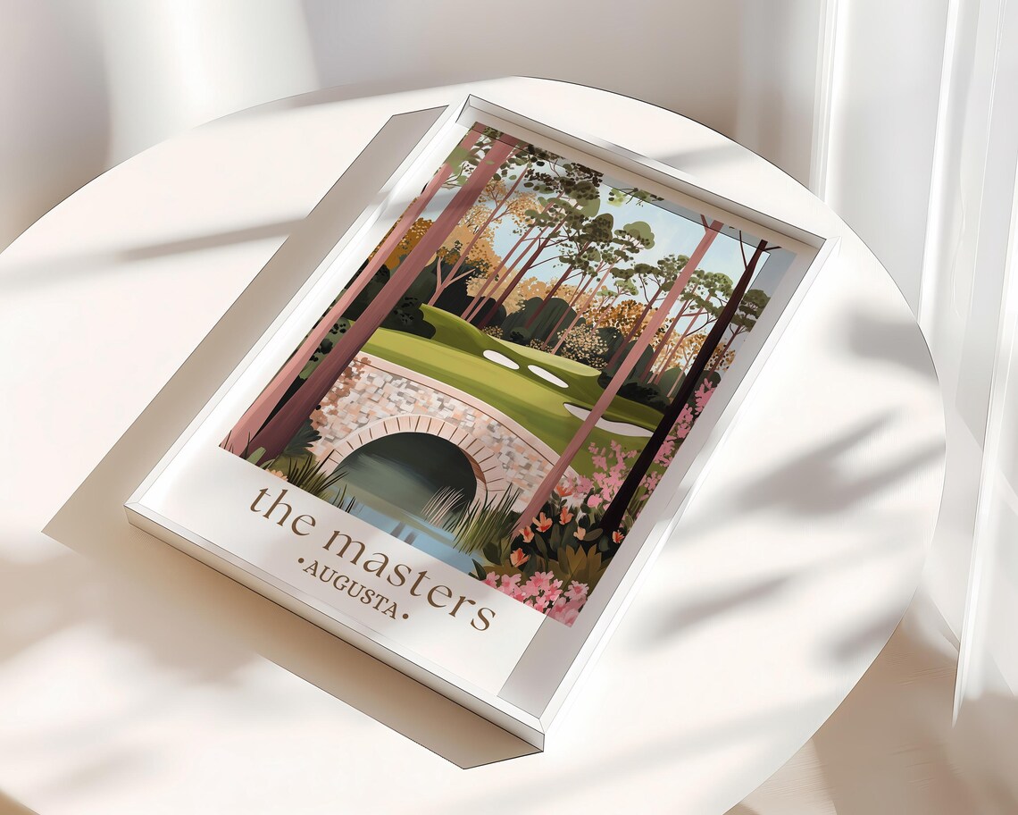 The Masters Augusta Golf Tournament Poster - Image 3