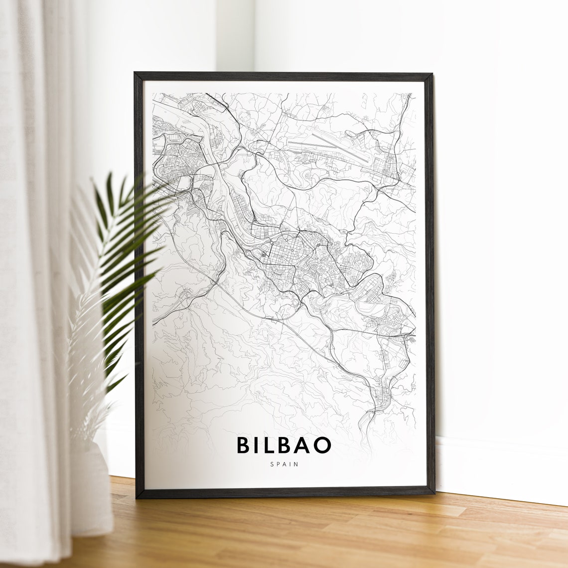 Bilbao Spain Map Print, Travel Poster - Image 2