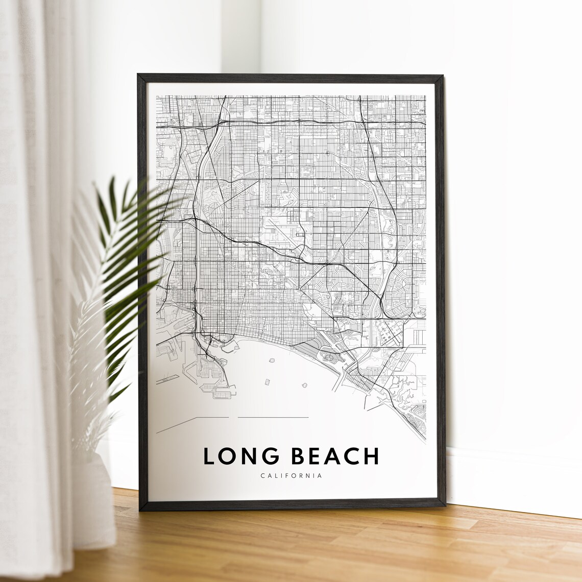 Long Beach California Map Poster, Travel Poster - Image 2