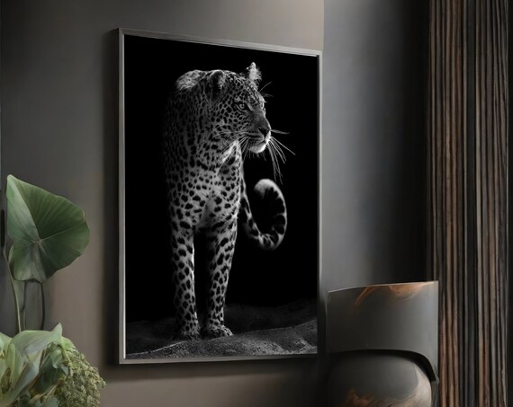 Tiger Wall Art, Modern Animal Art Print