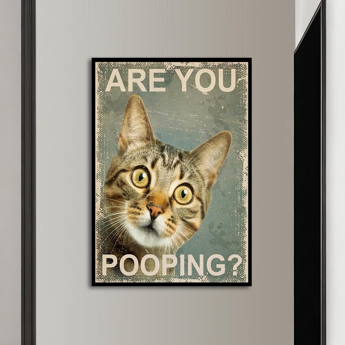 Lovely Cat Portrait, Nature Pet Art Print