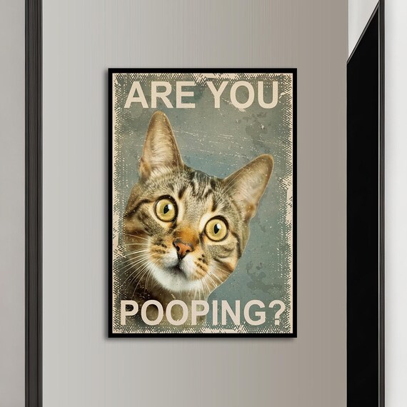 Lovely Cat Portrait, Nature Pet Art Print