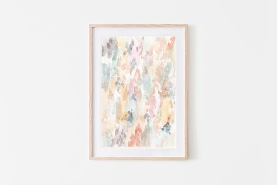 Minimalist Neutral Print Abstract Art Dowloand Art Pastel Neutral Pr Watercolor Print Abstract Art Wall Art Print