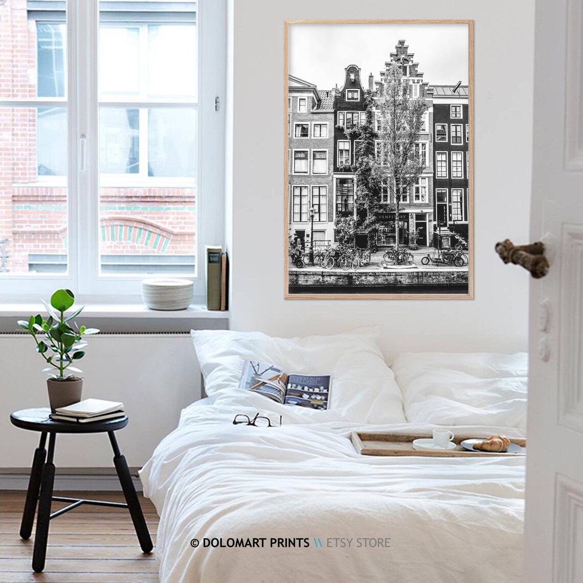 Amsterdam Architecture Print, Netherlands Travel Poster - Image 4