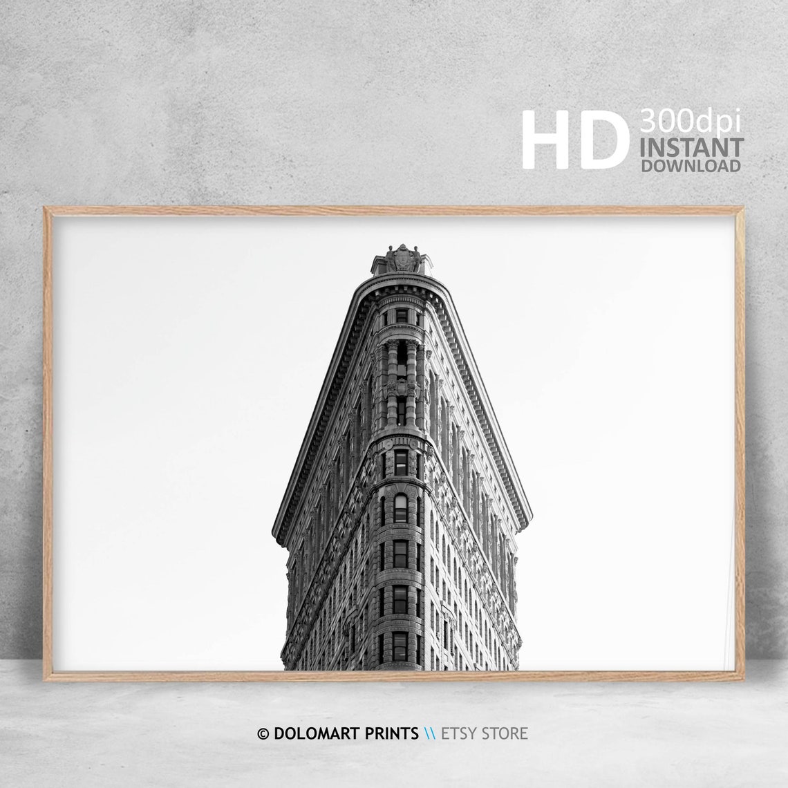 Flatiron Building Black And White New York City Architecture Poster - Image 4