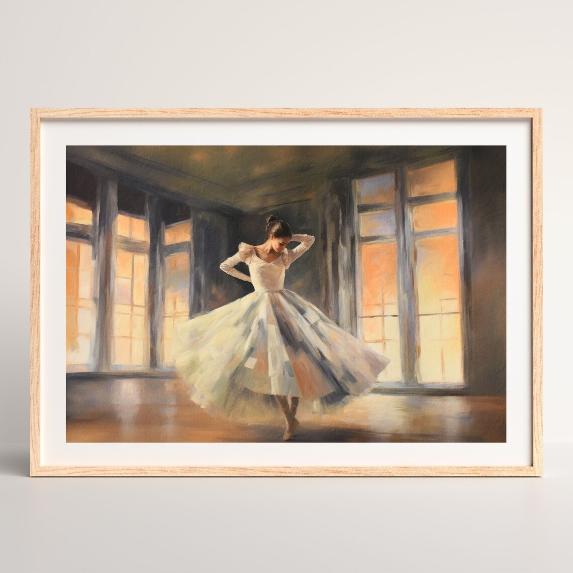 Vintage Ballet Dance Art Print, Girly Bedroom Decor - Image 2