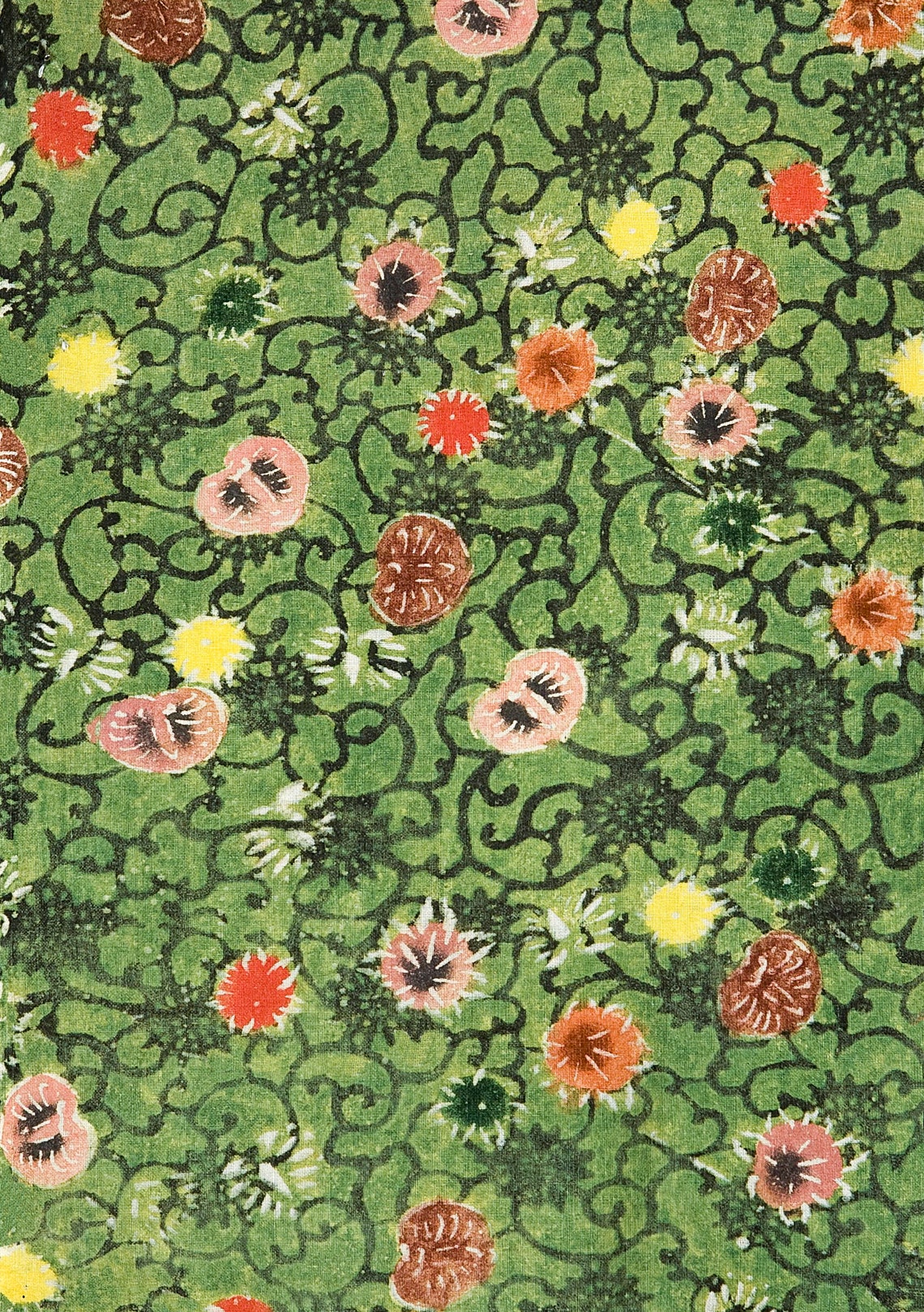 Vintage Floral Abstract Flowers Botanical Art Print - Image 3