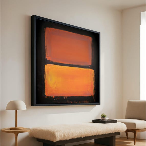 Mark Rothko Style 23B Abstract Poster Print