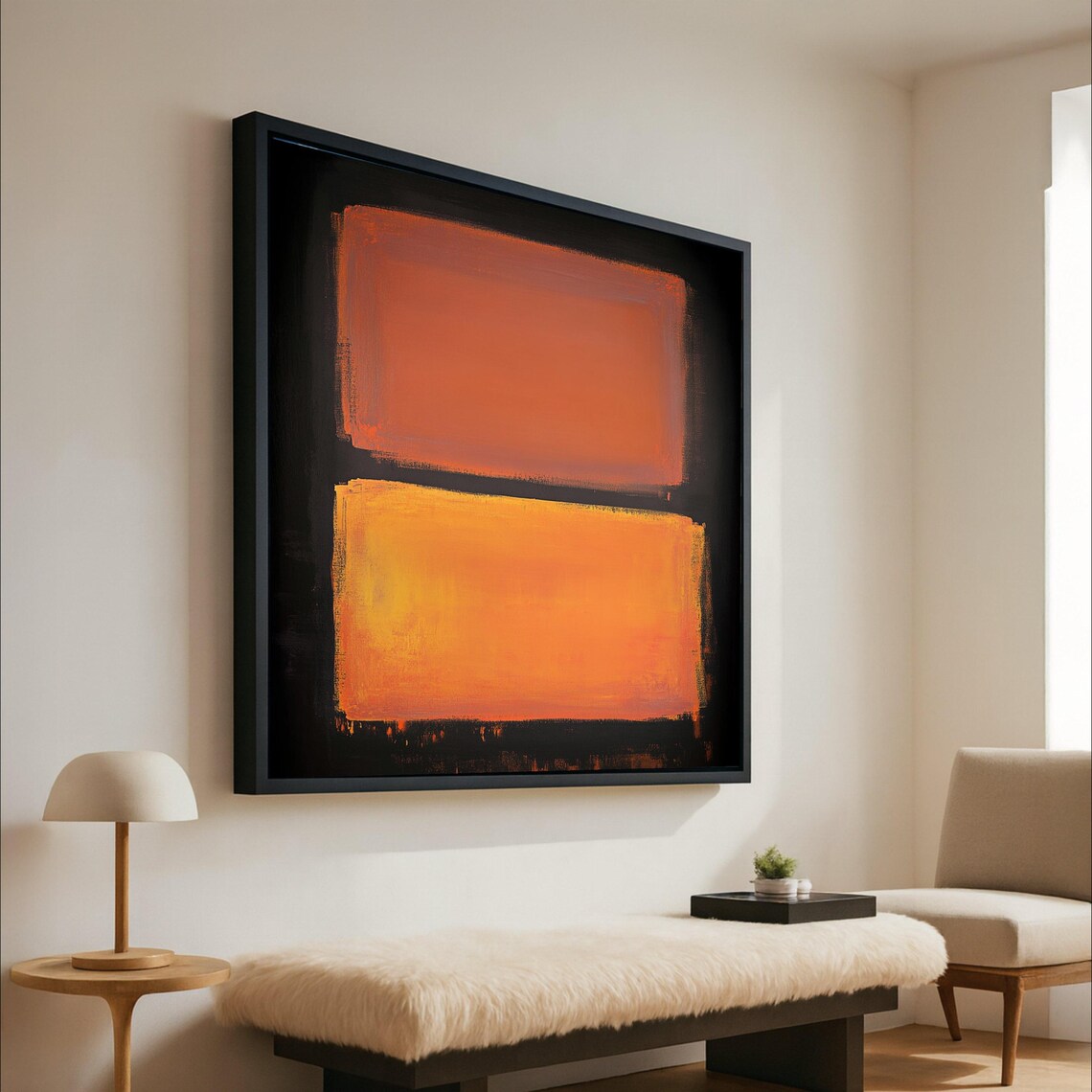Mark Rothko Style 23B Abstract Poster Print