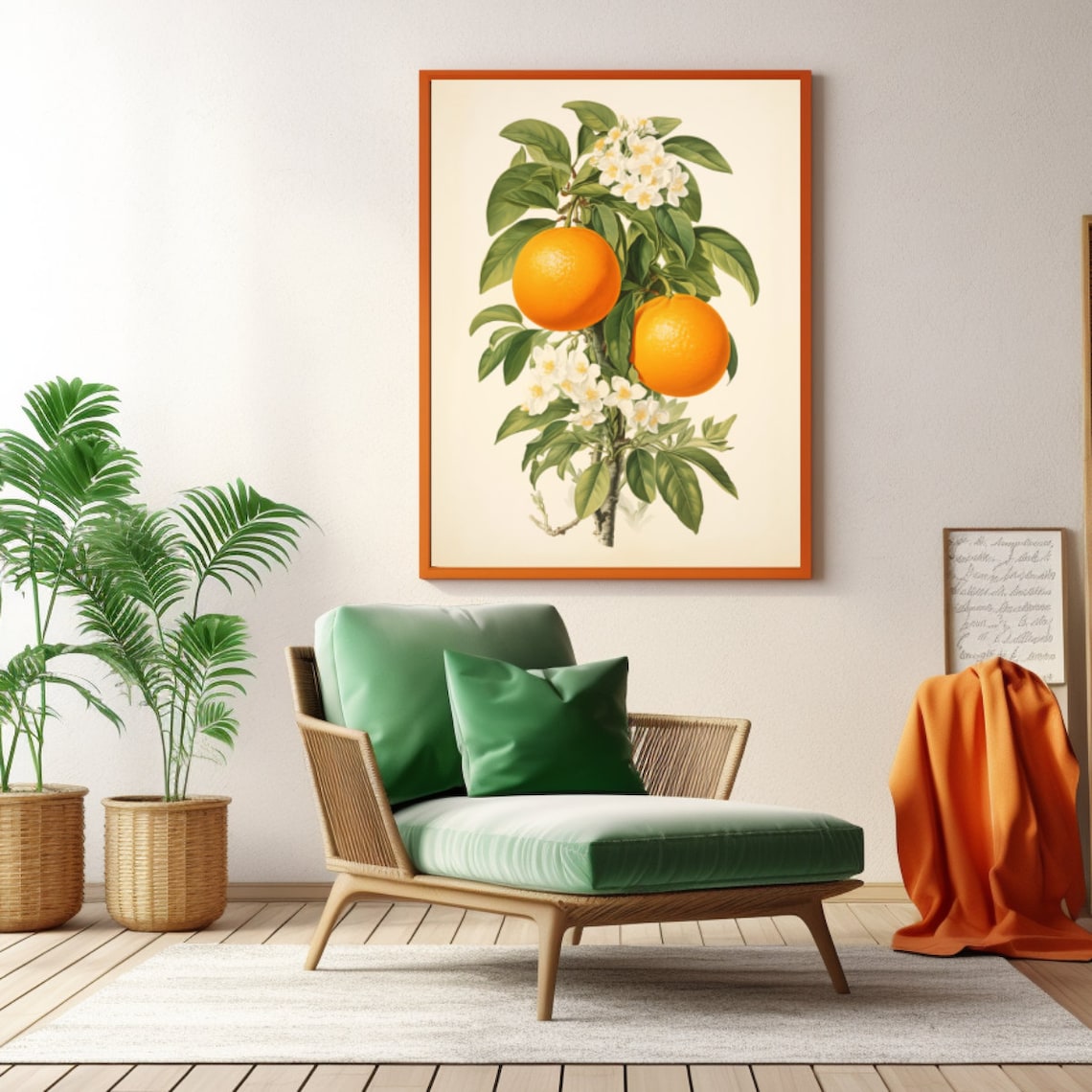 Vintage Citrus Print Set, Botanical Poster Print - Image 2