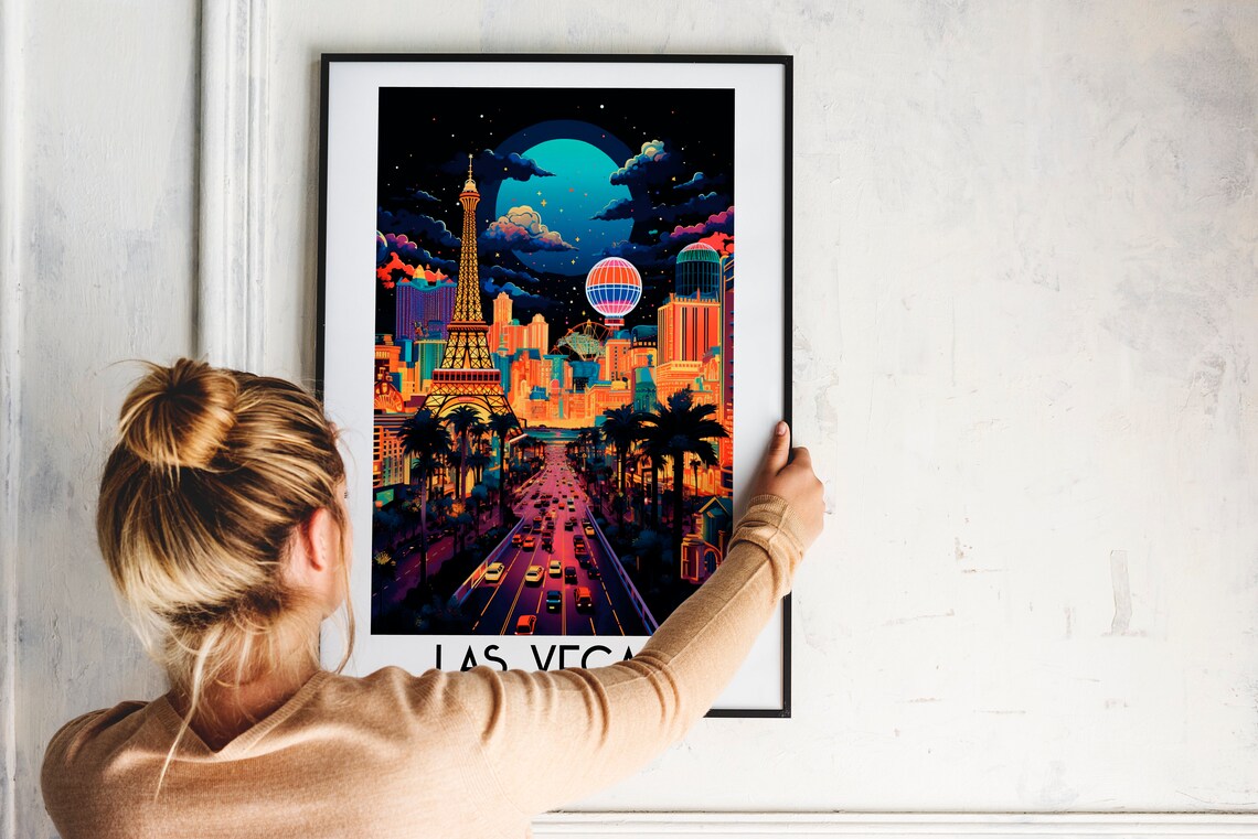 Las Vegas Travel Poster, North America Home Decor - Image 2