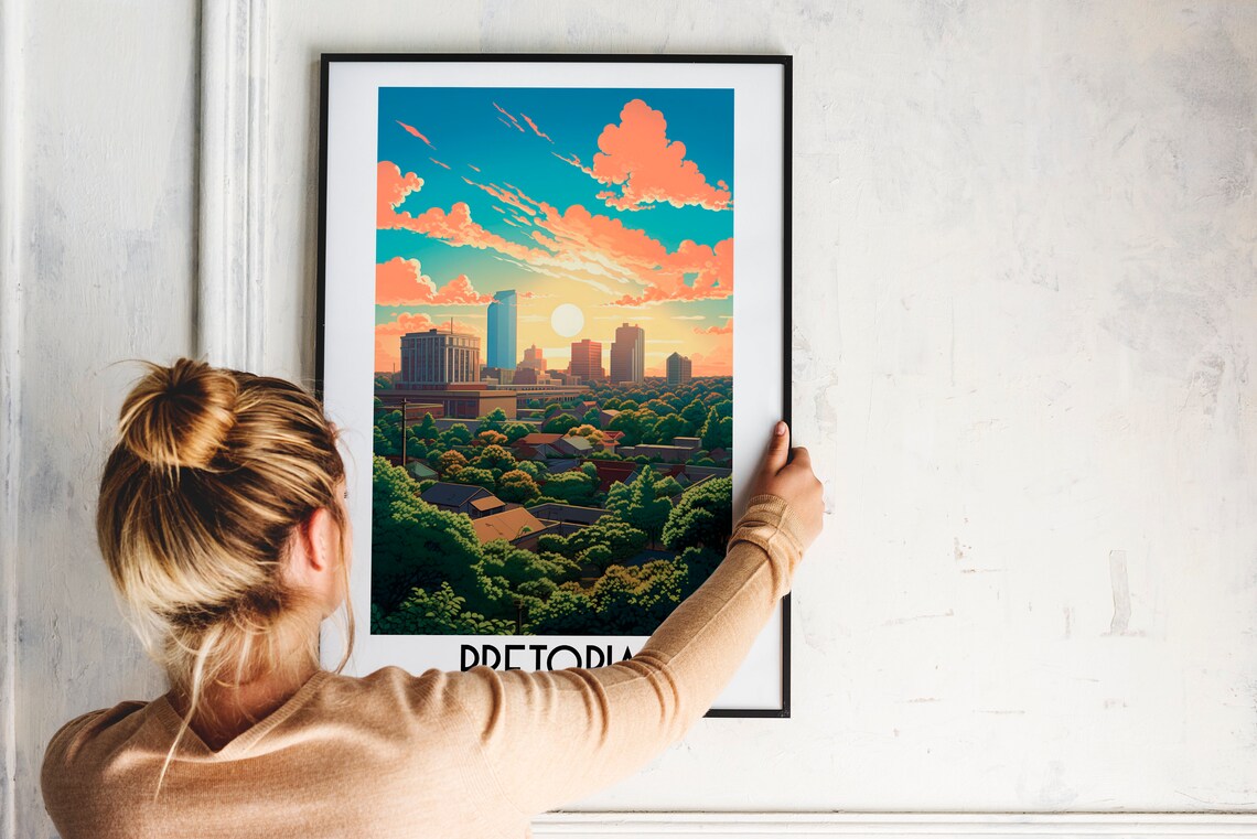Pretoria Travel Poster, South Africa Wall Art - Image 2