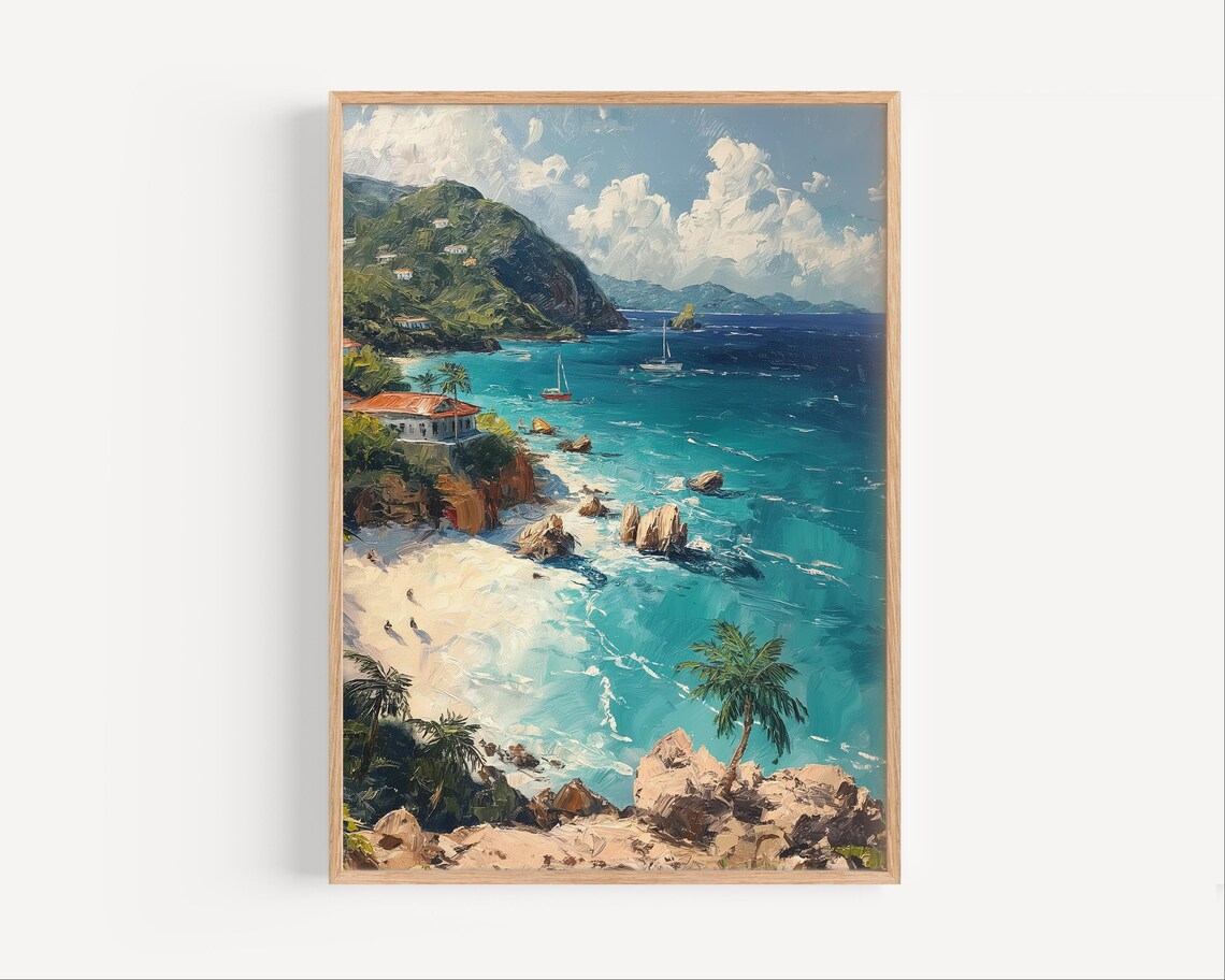 British Virgin Islands Travel Poster Print