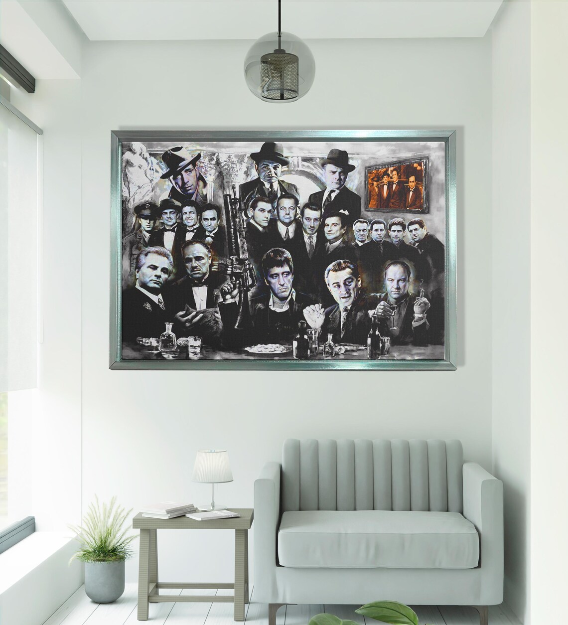 Gangsters Old Movie, Man Cave Decor - Image 4