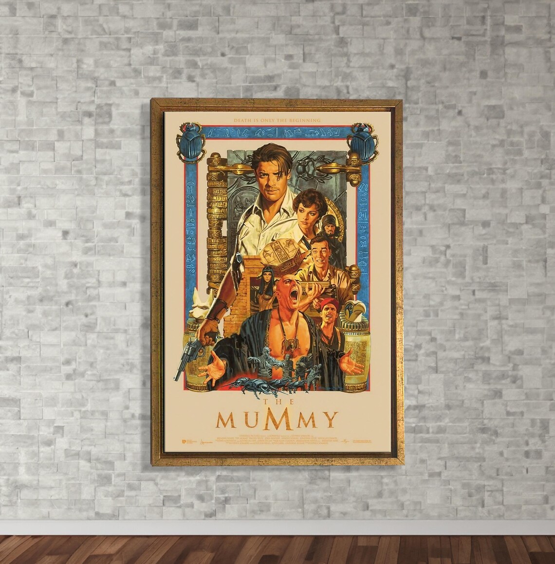 The Mummy Adventure Film Poster, Living Room Decor