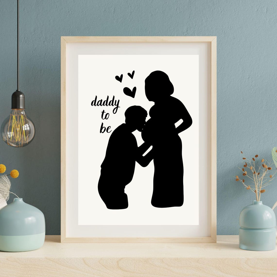 Daddy To Be Heartwarming Romantic Art - Image 4