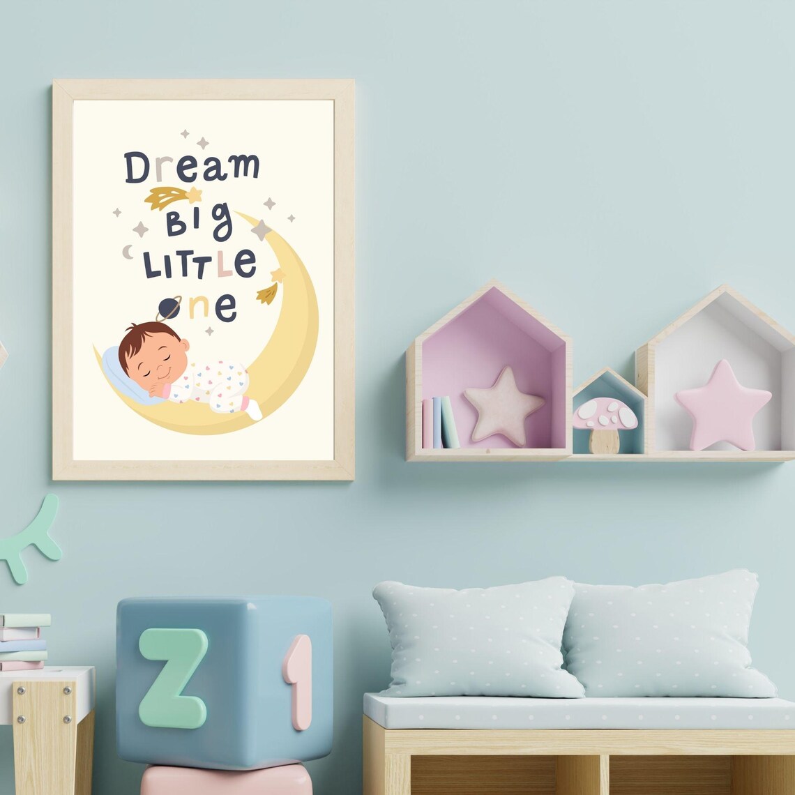 Dream Big Little One, Adorable Sleeping Baby - Image 2
