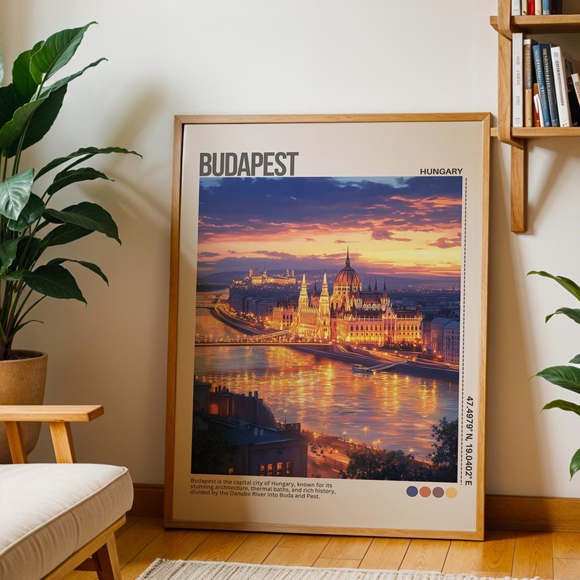Budapest City Print Budapest City Art Budapest City Poster Budapest City Photo Budapest City Poster Print Hungary Travel Art Print