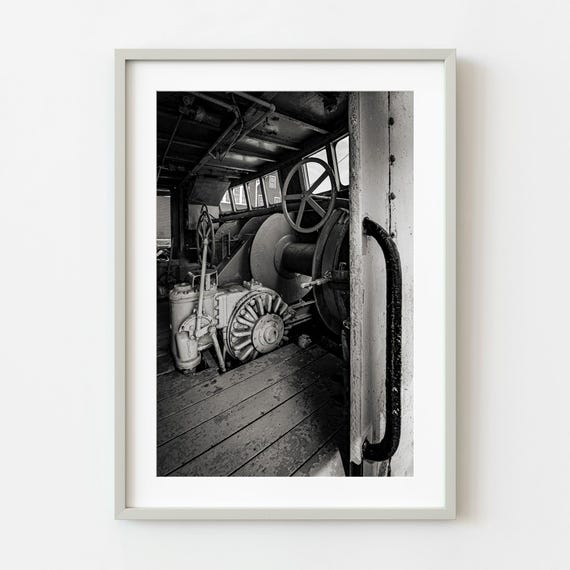 Historic Cape Sable Fishing Trawler Bridge Wall Art