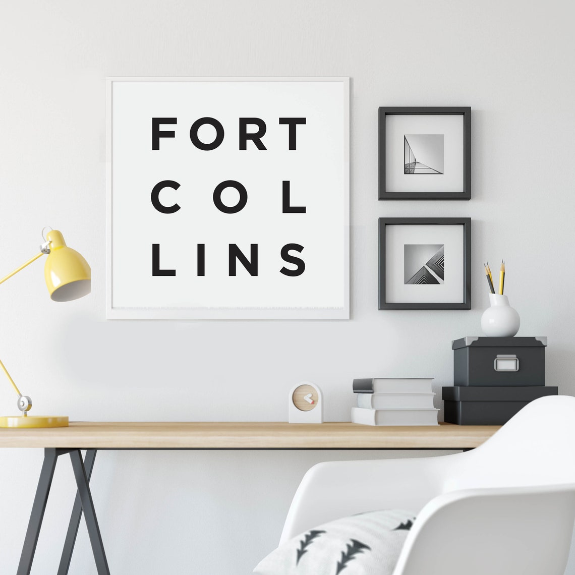 Frame Option Reference Guide for Black White Wood and Matte Print - Image 2