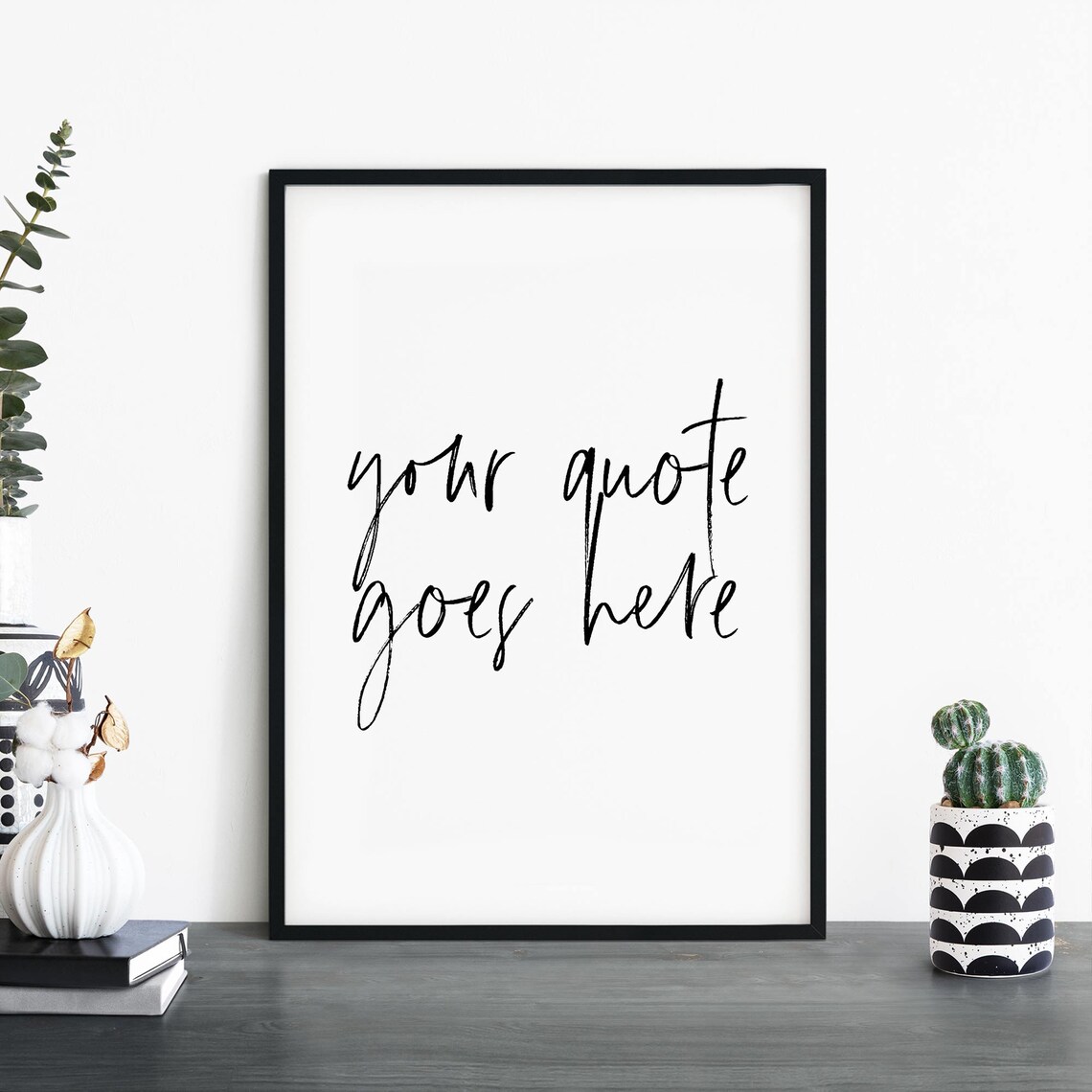 Custom Quote Text Personalized Quote Art Print