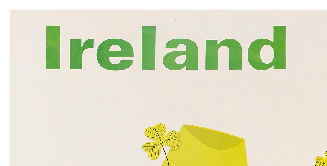 Ireland Travel Poster, Irish Travel Poster Art Print - Image 2