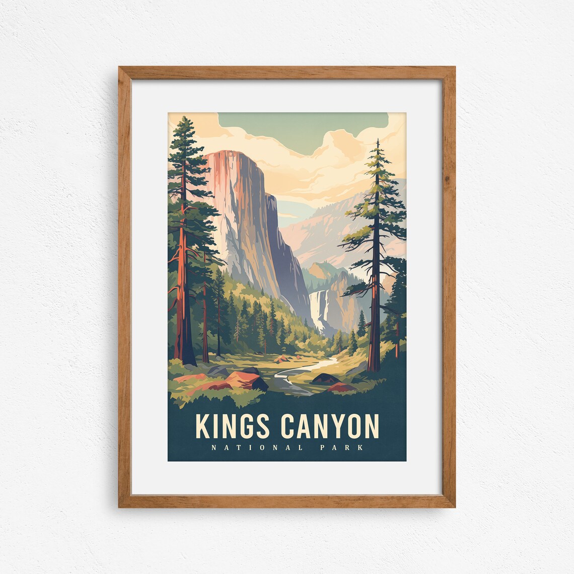 Kings Canyon National Park, California Travel Poster - Image 3