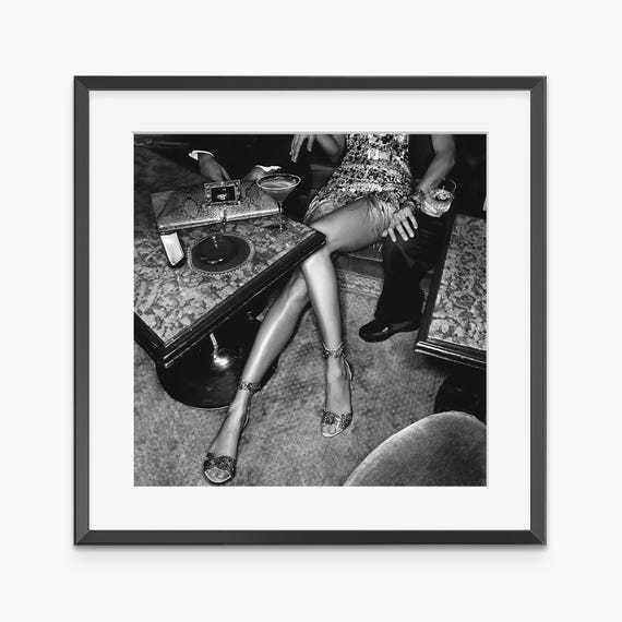 Fashion Poster Photography Prints Wall Art Print Black And White Museum Quality