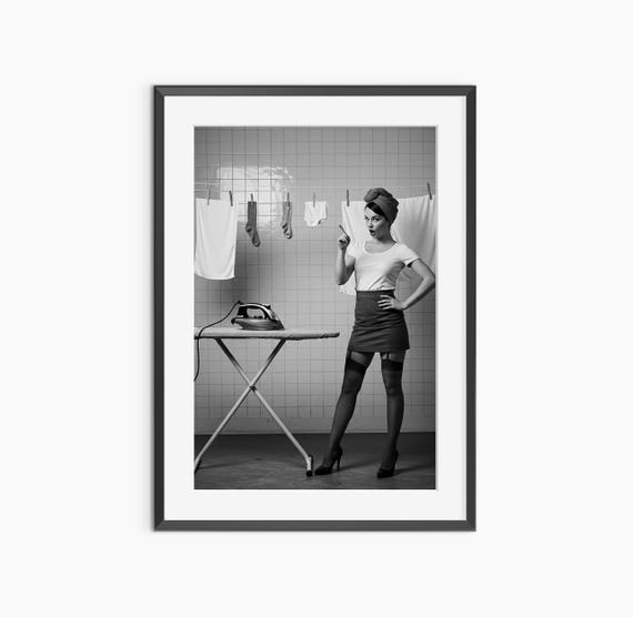 Fashion Print Photography Prints Funny Poster Wall Art Retro Black And White Museum Quality
