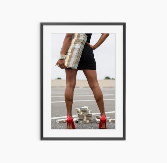 Money Poster Photography Prints Fashion Wall Art Print Modern Museum Quality