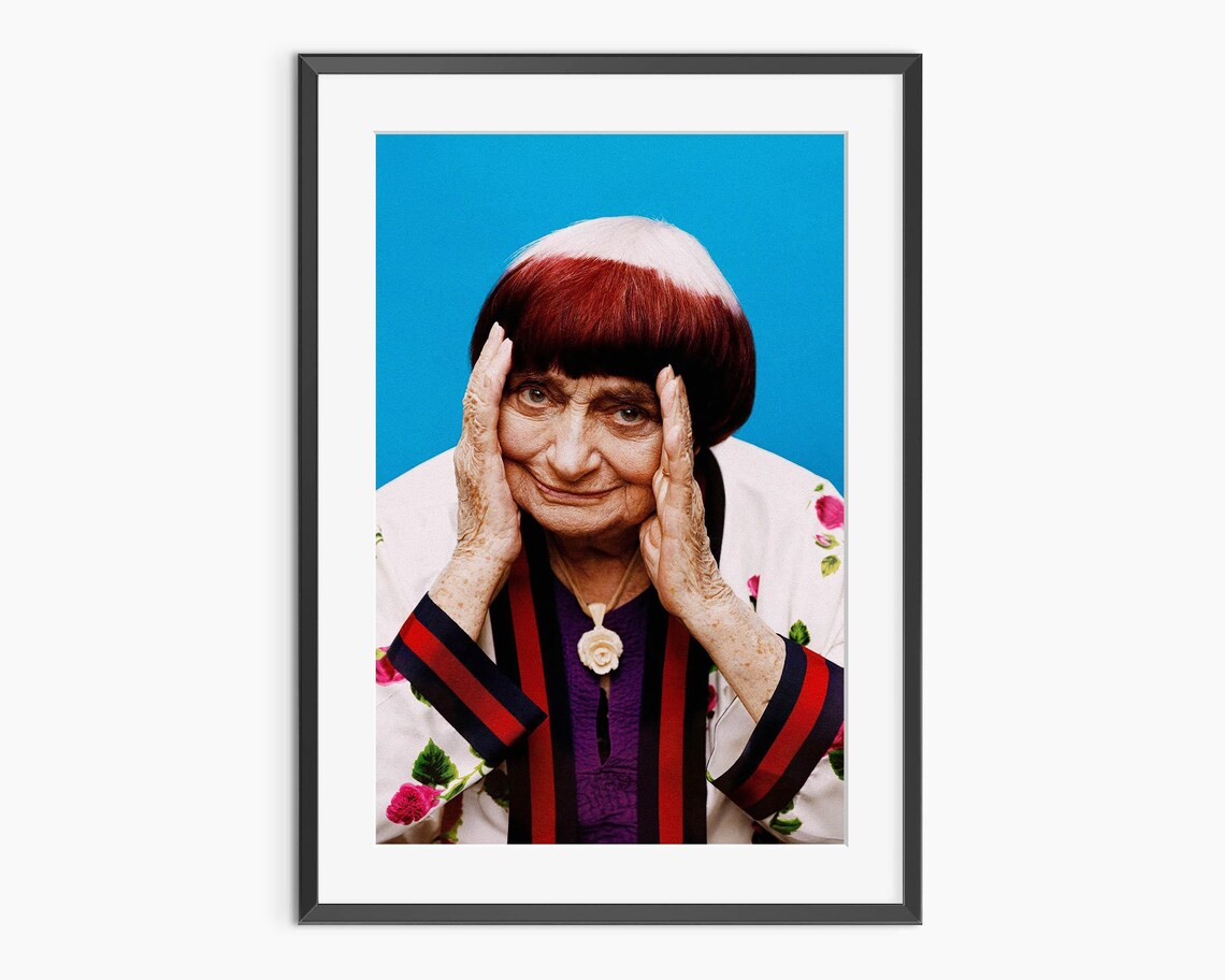 Agns Vardas Poster Feminist Cinema Icon Agnes Old Age Varda Portrait Woman Film Director Museum Quality Photo Print