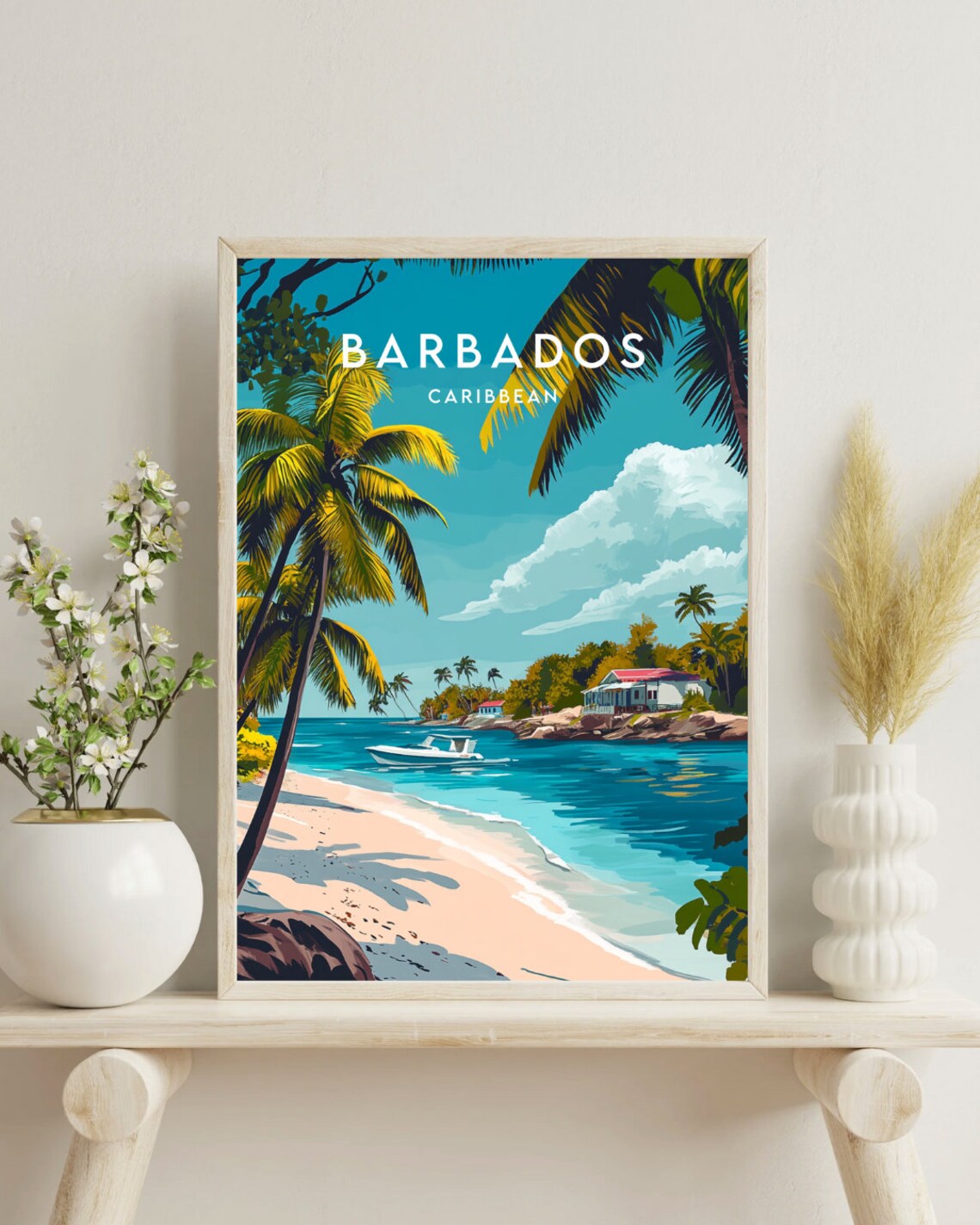 Barbados Travel Print Caribbean Art Print - Image 4
