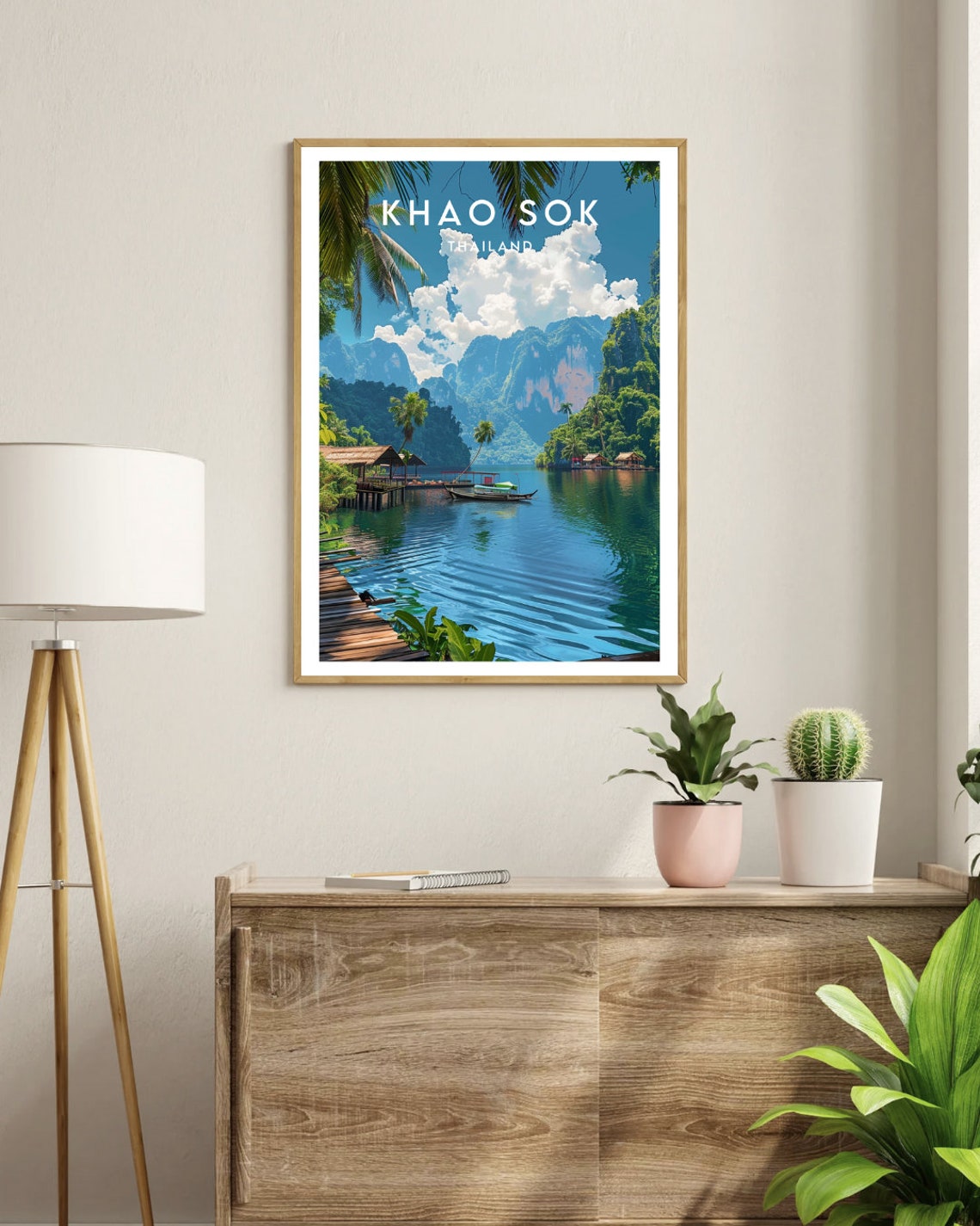 Khao Sok Travel Print Thailand Khao Sok Poster Thailand Poster Travel Wall Art Thailand Print Khao Sok Thai Poster Thailand - Image 3