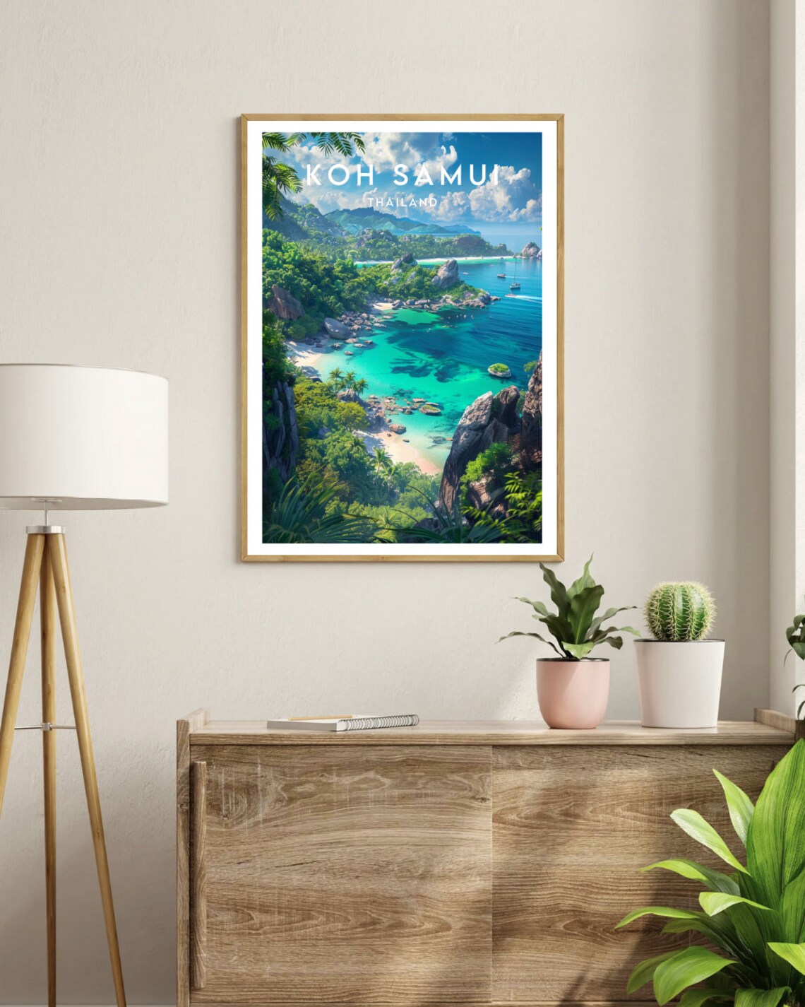 Koh Samui Travel Poster, Thailand Travel Wall Art - Image 3