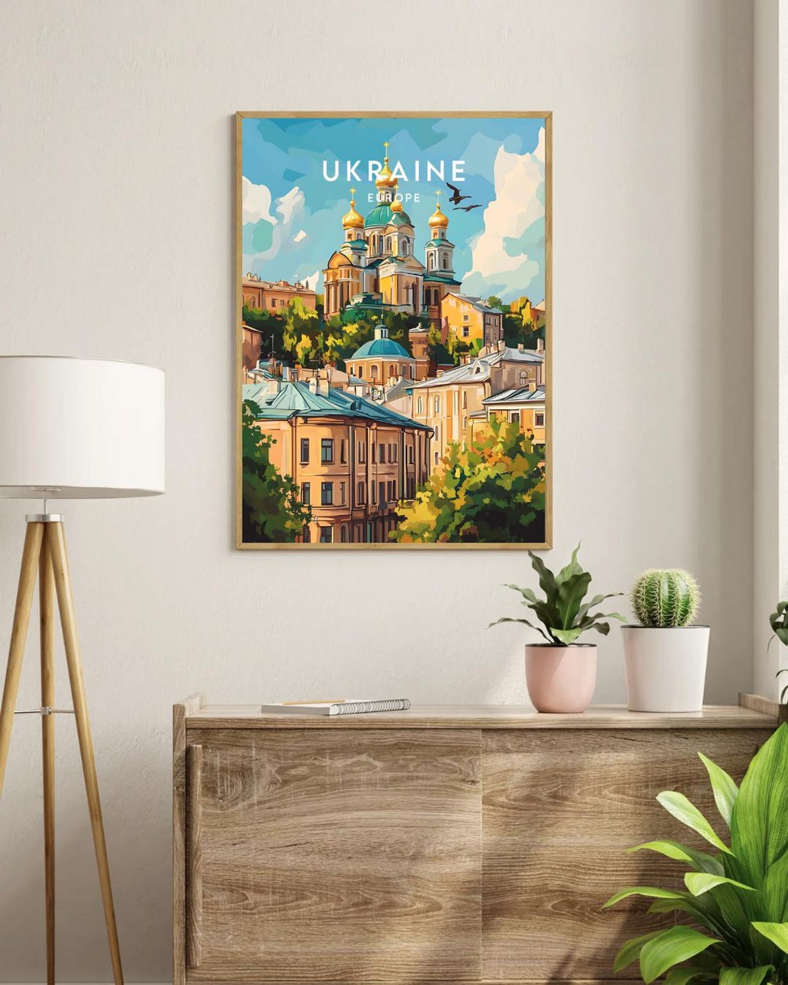 Ukraine Travel Print Europe Europe Poster Ukraine Poster Travel Wall Art Ukraine Print Ukraine Europe Kyiv Wall Art Kyiv Poster - Image 3