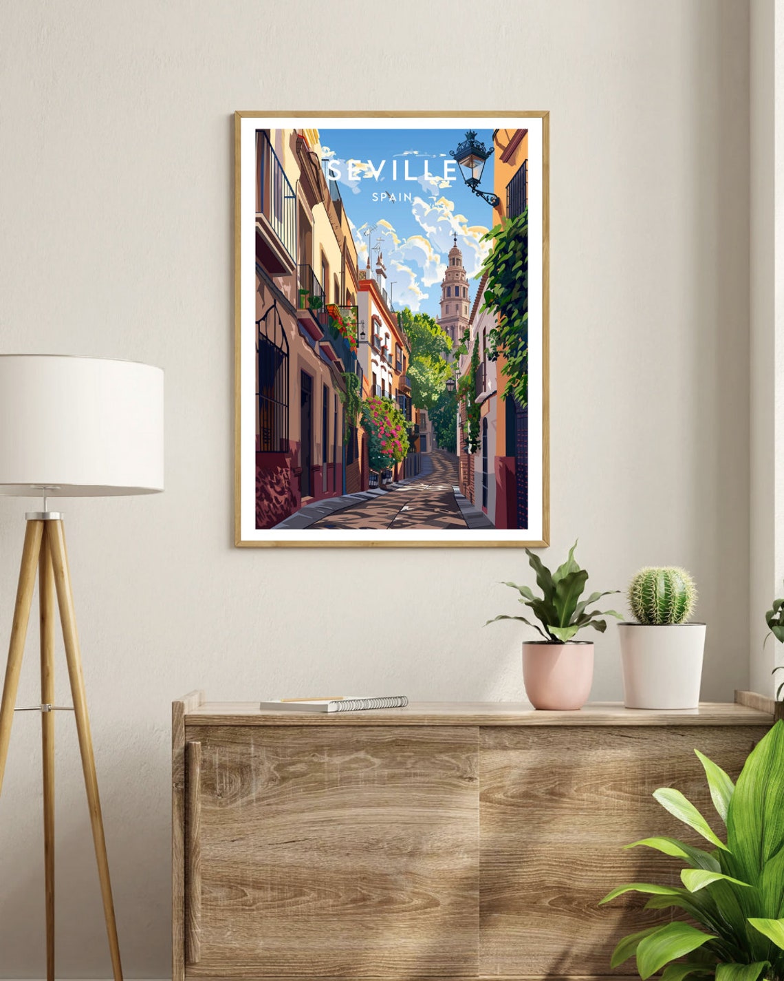 Seville Travel Print Spain Seville Poster Spain Poster Travel Wall Art Spain Print Poster Spain Europe Seville Spanish - Image 3